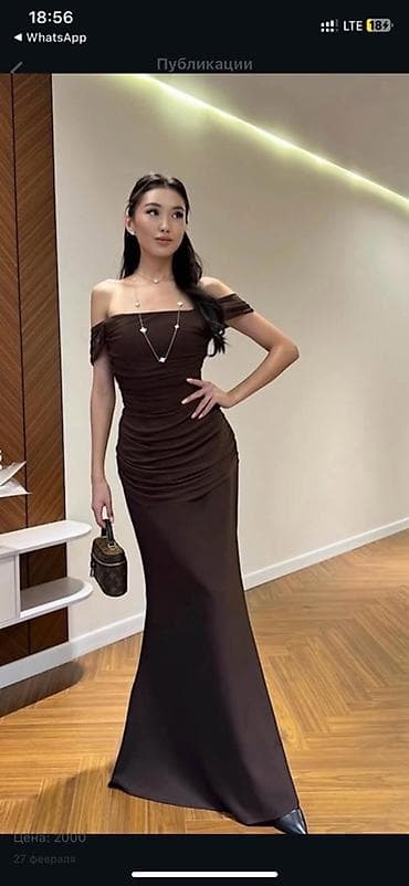 Вечернее платье, Русалка, Длинная модель, Без рукавов, M at lalafo.kg Вечернее платье, Русалка, Длинная модель, Без рукавов, M