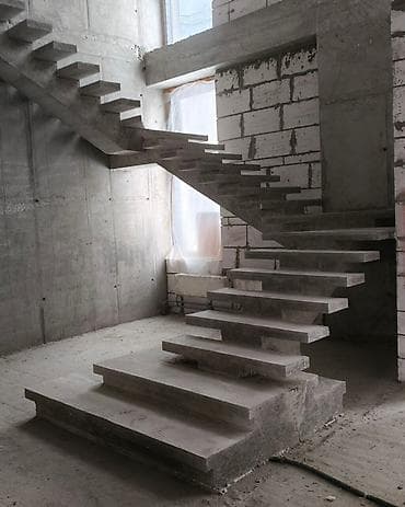 Даяр балястиналар: Бетон тепкичи Жеке менчик үй үчүн, Кепилдиги, Тепкичтин формасы: Көп марштуу, Стиль: Лофт lalafo.kg да — 2 Даяр балястиналар: Бетон тепкичи Жеке менчик үй үчүн, Кепилдиги, Тепкичтин формасы: Көп марштуу, Стиль: Лофт — 2