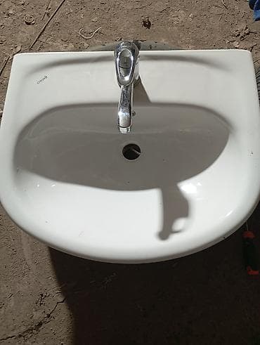 Раковина б/у чашаген унитаз б/у Аристон б/у at lalafo.kg — 4 Раковина б/у чашаген унитаз б/у Аристон б/у — 4