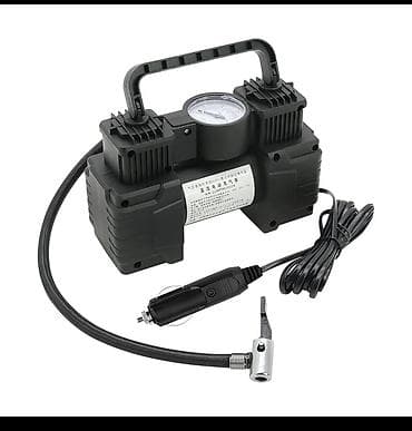 Автомобильный компрессор/насос с манометром и LED-фонариком - at lalafo.kg Автомобильный компрессор/насос с манометром и LED-фонариком -