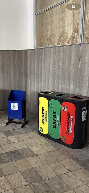 Урны, мусорные баки, скамейки садовая мебель at lalafo.kg Урны, мусорные баки, скамейки садовая мебель