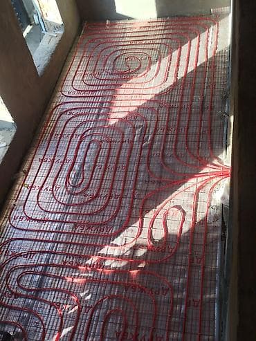 Установка отопительных систем: Водяной теплый пол под стяжку + обвязка коллектора - Проектирование и at lalafo.kg — 1 Установка отопительных систем: Водяной теплый пол под стяжку + обвязка коллектора - Проектирование и — 1