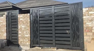 Ачылма дарбазалар: Кованые металлические ворота и калитки - Материал: сталь с lalafo.kg да — 6 Ачылма дарбазалар: Кованые металлические ворота и калитки - Материал: сталь с — 6