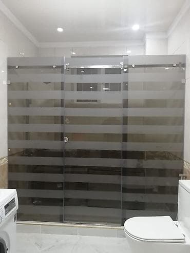 🚿 Душевые перегородки из закаленного стекла 8 мм купить по низким at lalafo.kg 🚿 Душевые перегородки из закаленного стекла 8 мм купить по низким