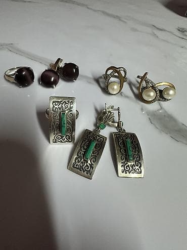 Набор украшений, Проба 925, Женские, Б/у at lalafo.kg Набор украшений, Проба 925, Женские, Б/у