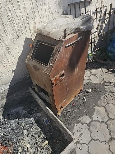 Металлическая печь-утилизатор (инсенератор) для сжигания at lalafo.kg Металлическая печь-утилизатор (инсенератор) для сжигания