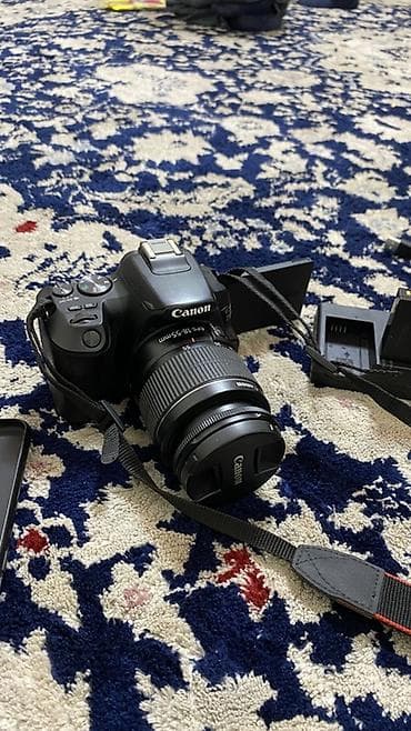 Зеркальная камера Canon EOS 250D с объективом Canon EF-S 18–55mm at lalafo.kg Зеркальная камера Canon EOS 250D с объективом Canon EF-S 18–55mm