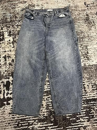 Джинсы, Прямые, Terranova, Высокая талия, Вареные at lalafo.kg Джинсы, Прямые, Terranova, Высокая талия, Вареные