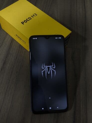 Poco M3, Б/у, 64 ГБ, цвет - Синий at lalafo.kg Poco M3, Б/у, 64 ГБ, цвет - Синий