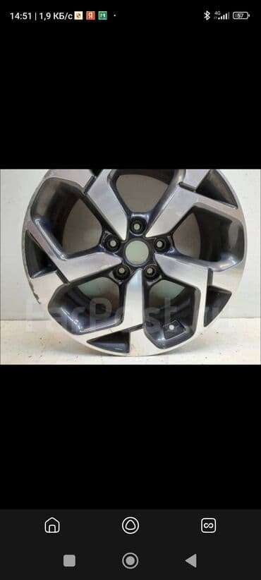 Литые Диски R 17 Kia, 1 шт, отверстий - 5 at lalafo.kg Литые Диски R 17 Kia, 1 шт, отверстий - 5