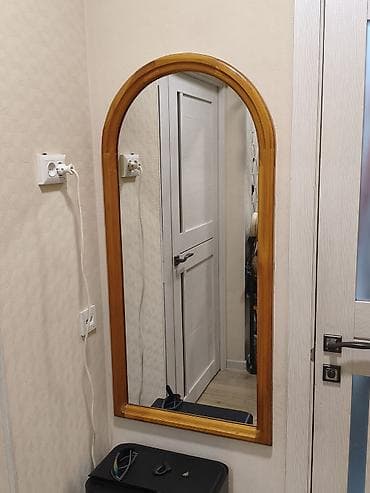 Настенное зеркало в деревянной раме Натуральное дерево, ручная работа! lalafo.kg да Настенное зеркало в деревянной раме Натуральное дерево, ручная работа!