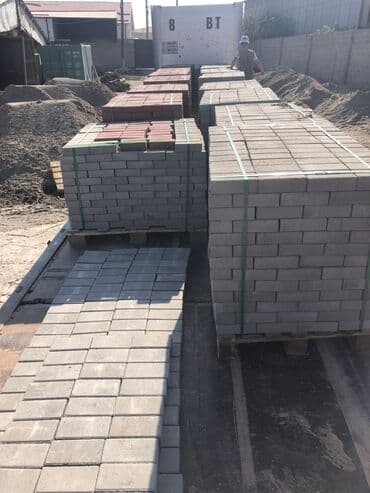 Прессованная Прессованые бардюр, Прессованные брусчатки отличного at lalafo.kg Прессованная Прессованые бардюр, Прессованные брусчатки отличного