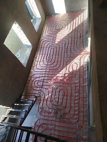 Установка отопительных систем: Водяной теплый пол под стяжку + обвязка коллектора - Проектирование и at lalafo.kg — 3 Установка отопительных систем: Водяной теплый пол под стяжку + обвязка коллектора - Проектирование и — 3