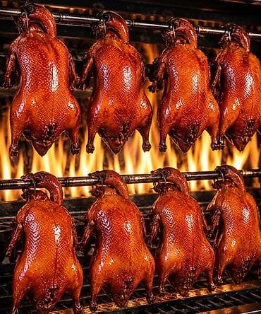 Утки, запечённые на вертеле в дровяной печи - Цельные тушки утки at lalafo.kg Утки, запечённые на вертеле в дровяной печи - Цельные тушки утки