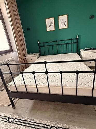 Бир жарым керебеттер: Эки кишилик керебет, Каркассыз матрас, узуну - 200 см lalafo.kg да — 1 Бир жарым керебеттер: Эки кишилик керебет, Каркассыз матрас, узуну - 200 см — 1