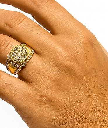 Шакектер: Роскошное мужское кольцо с инкрустацией сияющих камней. Массивный lalafo.kg да — 2 Шакектер: Роскошное мужское кольцо с инкрустацией сияющих камней. Массивный — 2