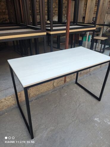 Офисный стол, Нерегулируемый, цвет - Черный, Прямоугольный at lalafo.kg Офисный стол, Нерегулируемый, цвет - Черный, Прямоугольный