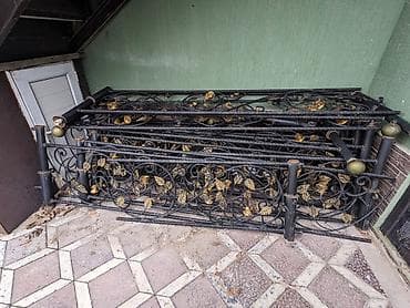 Металлический забор, Металлический сайдинг, Декоративный, Б/у at lalafo.kg Металлический забор, Металлический сайдинг, Декоративный, Б/у