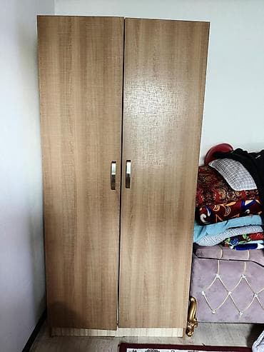 Шифоньер, шкаф для одежды, Прямой, ЛДСП at lalafo.kg Шифоньер, шкаф для одежды, Прямой, ЛДСП