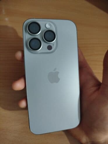 IPhone 16 Pro, Б/у, 256 ГБ, Серебристый, Чехол, Защитное стекло, 98 % at lalafo.kg IPhone 16 Pro, Б/у, 256 ГБ, Серебристый, Чехол, Защитное стекло, 98 %