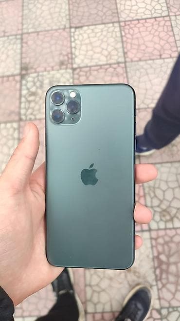 IPhone 11 Pro Max, 256 ГБ, Matte Midnight Green, 82 % at lalafo.kg IPhone 11 Pro Max, 256 ГБ, Matte Midnight Green, 82 %