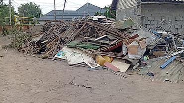 Строительный/бытовой лом и древесные отходы для утилизации или at lalafo.kg Строительный/бытовой лом и древесные отходы для утилизации или