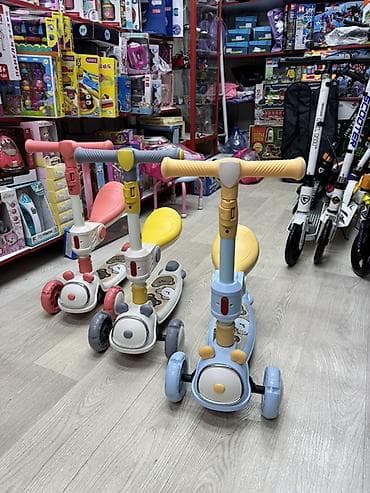 Детский самокат, Трёхколёсный at lalafo.kg Детский самокат, Трёхколёсный