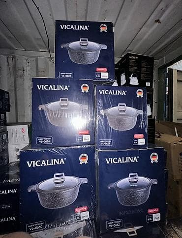 Кастрюли и сковороды VICALINA (серия с каменным/гранитным покрытием) at lalafo.kg Кастрюли и сковороды VICALINA (серия с каменным/гранитным покрытием)