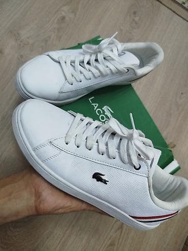 Мужские кроссовки, 42, Lacoste, Новый, цвет - Белый, Платная доставка at lalafo.kg Мужские кроссовки, 42, Lacoste, Новый, цвет - Белый, Платная доставка