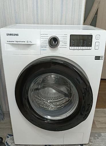 Стиральная машина автомат, Б/у, Samsung, До 8 кг, Фронтальная, Кредит at lalafo.kg Стиральная машина автомат, Б/у, Samsung, До 8 кг, Фронтальная, Кредит