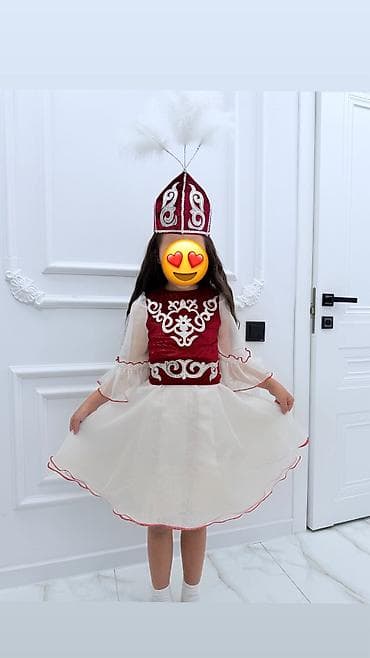 Детское платье, цвет - Красный, Б/у at lalafo.kg Детское платье, цвет - Красный, Б/у