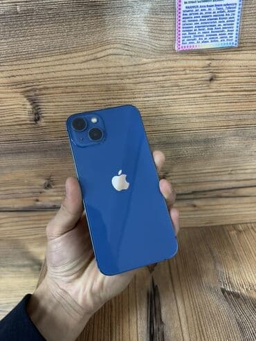 IPhone 13, Б/у, 128 ГБ, Синий, Защитное стекло, 71 % at lalafo.kg IPhone 13, Б/у, 128 ГБ, Синий, Защитное стекло, 71 %