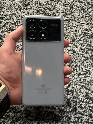 Poco X6 Pro, Б/у, 512 ГБ, цвет - Серый, 1 SIM, 2 SIM at lalafo.kg Poco X6 Pro, Б/у, 512 ГБ, цвет - Серый, 1 SIM, 2 SIM