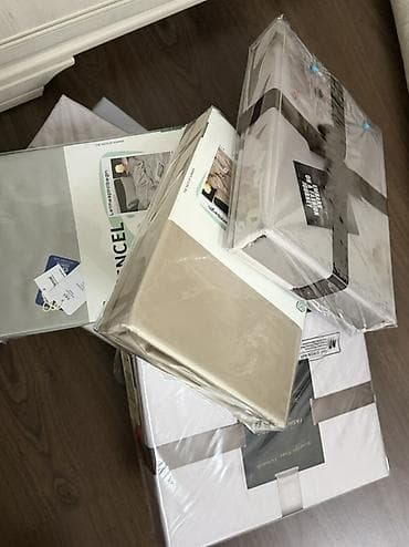 Постельные комплекты и простыни/пододеяльники в упаковке - Материалы at lalafo.kg Постельные комплекты и простыни/пододеяльники в упаковке - Материалы