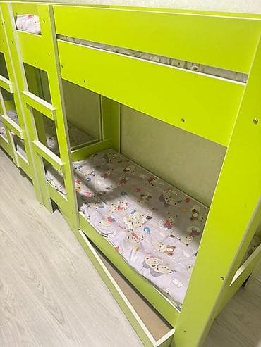 Бир жарым керебеттер: Үч ярустуу керебет, Колдонулган, Өзү алып кетүү, Акылуу жеткирүү, узуну - 140 см lalafo.kg да — 2 Бир жарым керебеттер: Үч ярустуу керебет, Колдонулган, Өзү алып кетүү, Акылуу жеткирүү, узуну - 140 см — 2