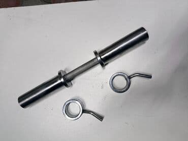 Гриф гантельный
посадка 50мм at lalafo.kg Гриф гантельный
посадка 50мм