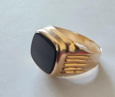 Кольцо, Печатка, Проба 585, Унисекс, Агат, Советские (СССР), Б/у at lalafo.kg Кольцо, Печатка, Проба 585, Унисекс, Агат, Советские (СССР), Б/у