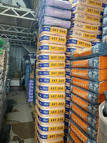 Толь: Плиточный цементный клей для керамической плитки AlinEX «SET 300», 25 lalafo.kg да — 2 Толь: Плиточный цементный клей для керамической плитки AlinEX «SET 300», 25 — 2