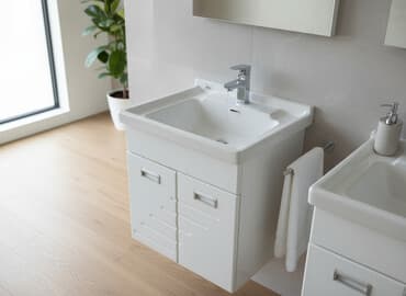 Раковина для ванной, Квадрат форма, Материал: Керамика at lalafo.kg Раковина для ванной, Квадрат форма, Материал: Керамика