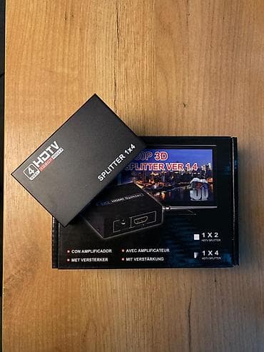 HDMI-сплиттер 1x4 с усилением, версия HDMI 1.4 Особенности: - at lalafo.kg HDMI-сплиттер 1x4 с усилением, версия HDMI 1.4 Особенности: -