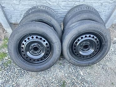 Колеса в сборе 215 / 65 / R 16, Лето, Б/у, Комплект, Легковые, Железные, отверстий - 5 at lalafo.kg Колеса в сборе 215 / 65 / R 16, Лето, Б/у, Комплект, Легковые, Железные, отверстий - 5