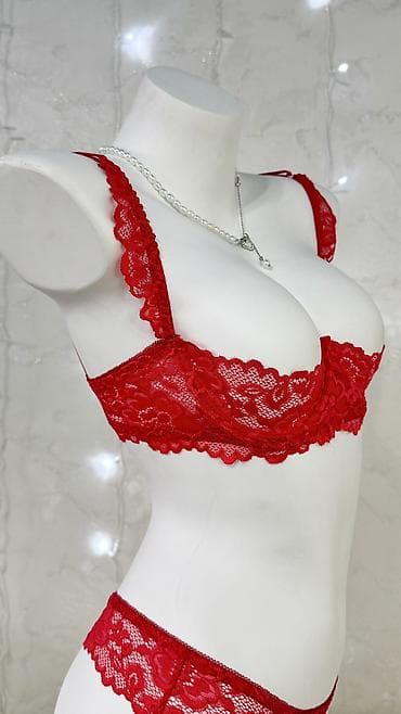 Боди: Комплект, Бюстгальтер, Стринги, С кружевом at lalafo.kg — 6 Боди: Комплект, Бюстгальтер, Стринги, С кружевом — 6