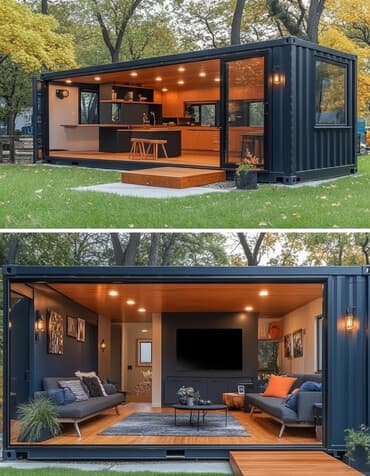 Модульные дома из контейнеров/каркасных модулей с полной отделкой и at lalafo.kg Модульные дома из контейнеров/каркасных модулей с полной отделкой и