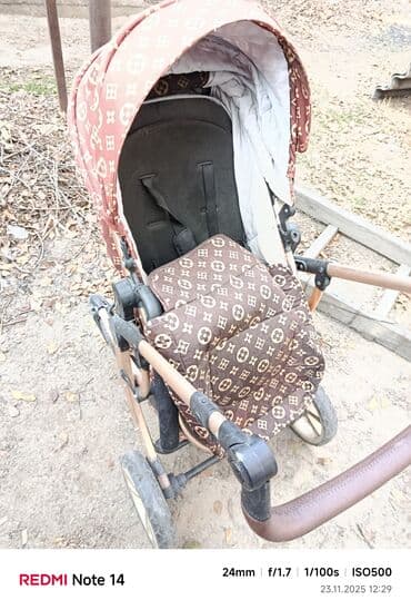 Коляска, цвет - Коричневый at lalafo.kg Коляска, цвет - Коричневый