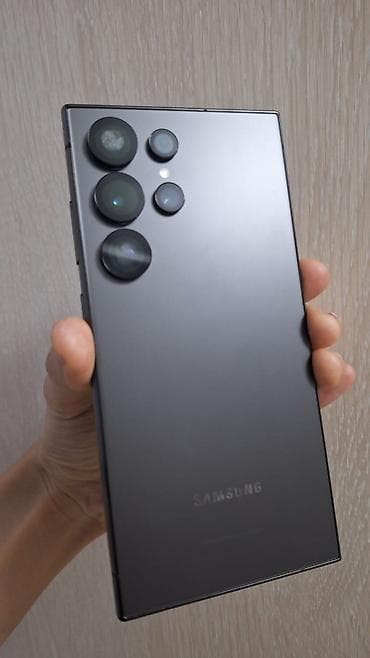 Samsung Galaxy S24 Ultra, Б/у, 256 ГБ, цвет - Серый, 2 SIM at lalafo.kg Samsung Galaxy S24 Ultra, Б/у, 256 ГБ, цвет - Серый, 2 SIM