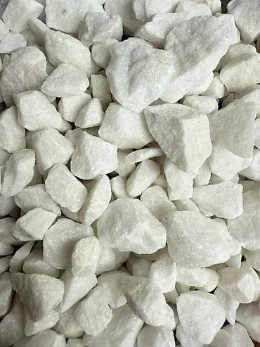 Мраморная крошка, Белый, Ландшафтная, В тоннах at lalafo.kg Мраморная крошка, Белый, Ландшафтная, В тоннах