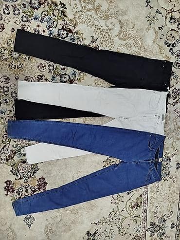 Женские джинсы и скинни, подборка из нескольких моделей и расцветок at lalafo.kg Женские джинсы и скинни, подборка из нескольких моделей и расцветок