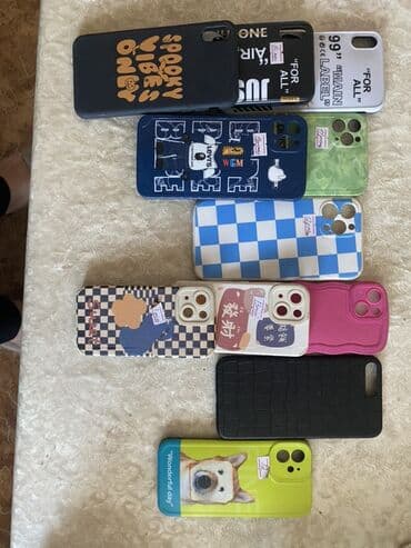 Набор чехлов для iPhone — различные модели и дизайны. Модели по at lalafo.kg Набор чехлов для iPhone — различные модели и дизайны. Модели по