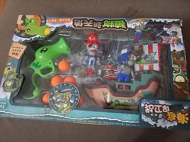 Игровой набор по мотивам Plants vs. Zombies: «Горохострел и at lalafo.kg Игровой набор по мотивам Plants vs. Zombies: «Горохострел и