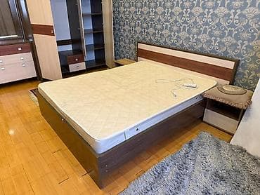 Спальный гарнитур в современном стиле (венге/светлый дуб с at lalafo.kg Спальный гарнитур в современном стиле (венге/светлый дуб с